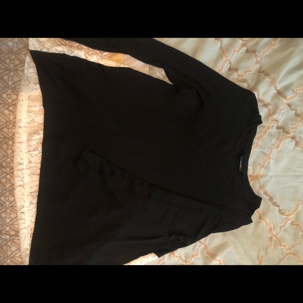 Black Tunic with Lace Back